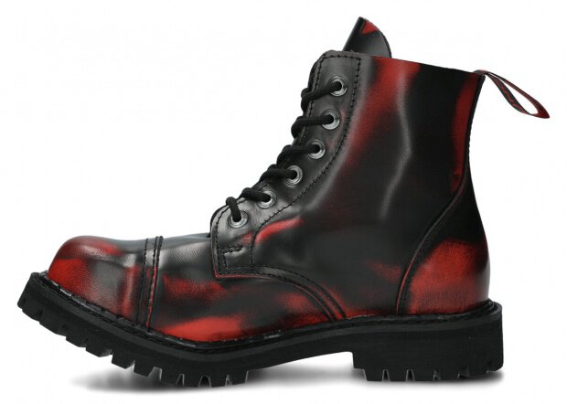 Combat booty NAGABA 6H red-black kabir leather