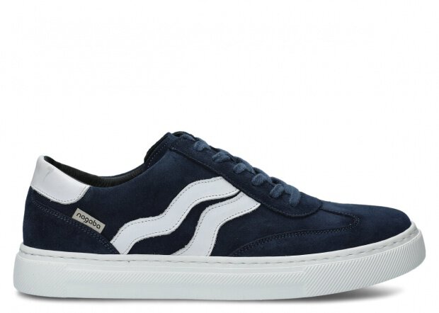 MEN SHOES MODEL 461 NAVY BLUE VELOURS - SIZE 42