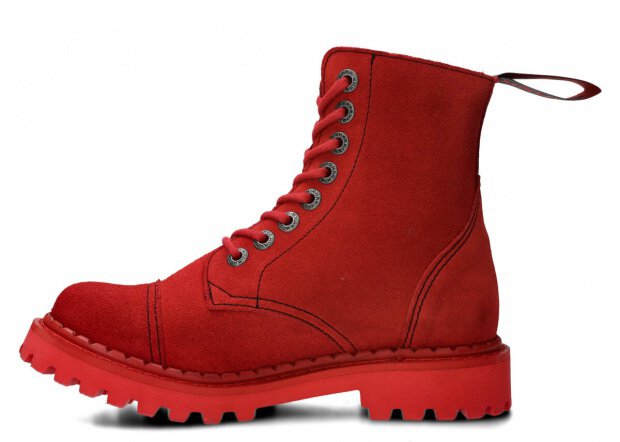 COMBAT BOOTY SHARK NAGABA 8H RED VELOURS - SIZE 38