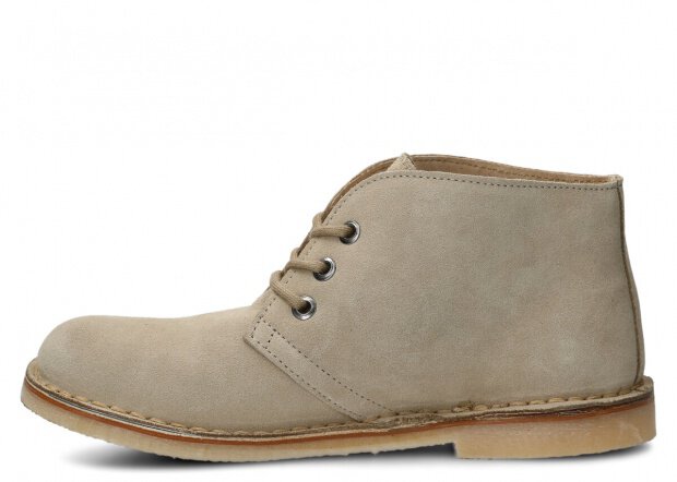 YOUTH BOOT MODEL 082 BEIGE VELOURS - SIZE 41