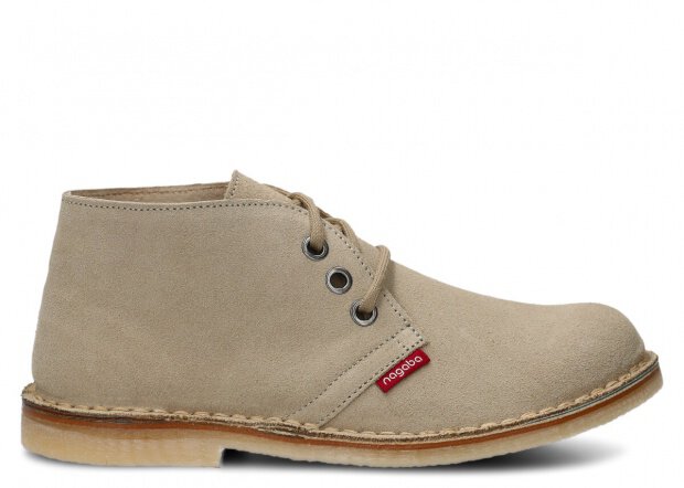 YOUTH BOOT MODEL 082 BEIGE VELOURS - SIZE 38