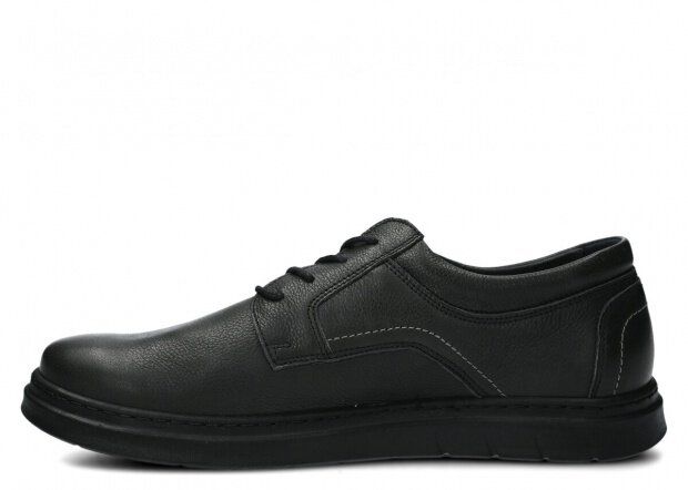 MEN SHOES MODEL 440 BLACK RUSTIC - SIZE 45