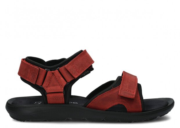 Men's sandal NAGABA 267 red crazy leather