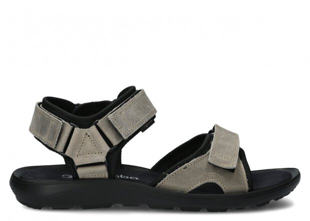Men's sandal NAGABA 267 cream crazy leather