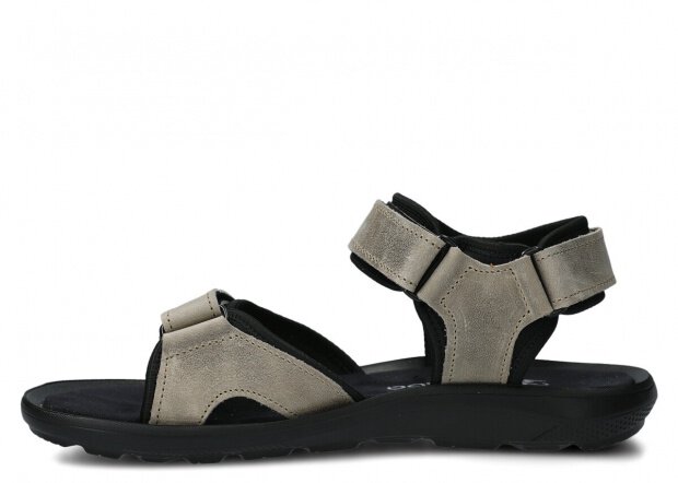 Men's sandal NAGABA 267 cream crazy leather