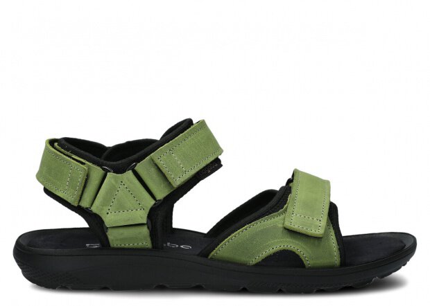 Men's sandal NAGABA 267 pistachio crazy leather
