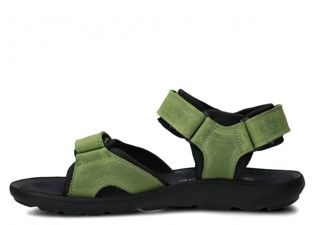 Men's sandal NAGABA 267 pistachio crazy leather