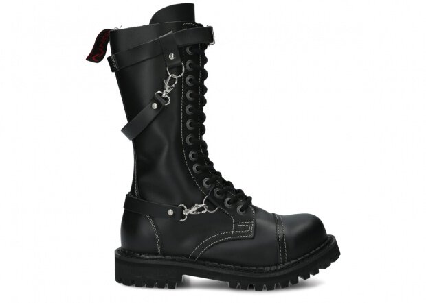 Combat booty NAGABA 501 black bosman leather