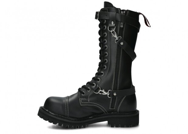 Combat booty NAGABA 501 black bosman leather
