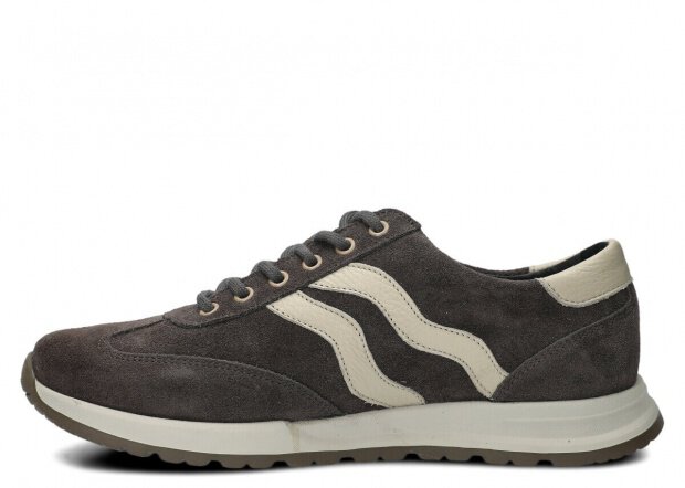 Men's shoe NAGABA 459 graphite velours leather