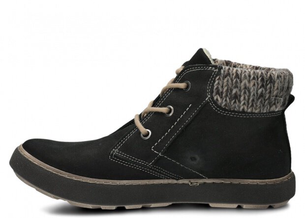 YOUTH BOOT MODEL 298 BLACK SAMUEL + SHEEPSKIN - SIZE 41