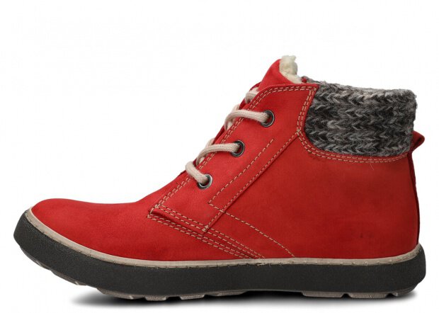 YOUTH BOOT MODEL 298 RED SAMUEL + SHEEPSKIN - SIZE 40
