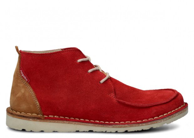 YOUTH BOOT MODEL 086 RED VELOURS - SIZE 39
