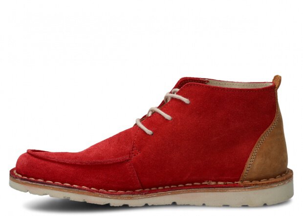 YOUTH BOOT MODEL 086 RED VELOURS - SIZE 39