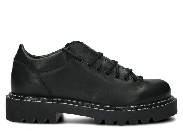 MEN SHOES MODEL 003H BLACK BLUE - SIZE 38