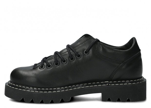MEN SHOES MODEL 003H BLACK BLUE - SIZE 38