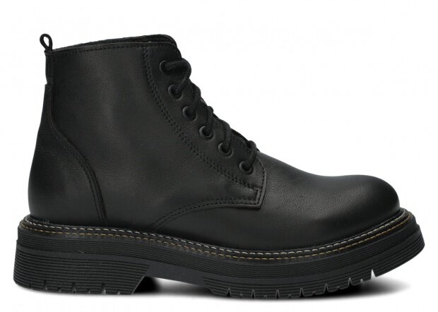 WOMEN ANKLE BOOTS MODEL 079 BLACK BLUE - SIZE 38