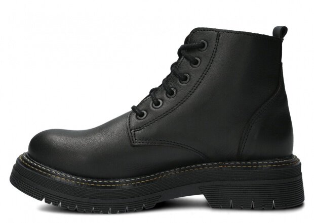 WOMEN ANKLE BOOTS MODEL 079 BLACK BLUE - SIZE 38