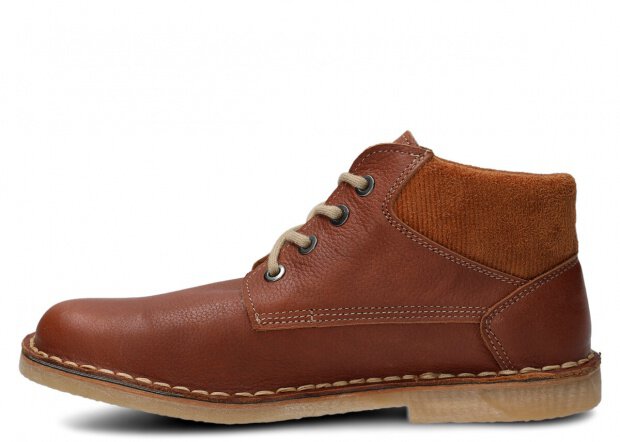 WOMEN ANKLE BOOTS MODEL 0791 GINGER CLOUD LEATHER - SIZE 38