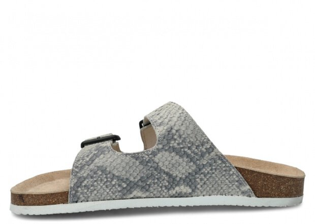 FLIP-FLOPS MODEL 017 WHITE SNAKE - SIZE 41