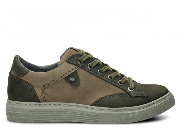 Men's shoe NAGABA 4341 khaki crazy leather
