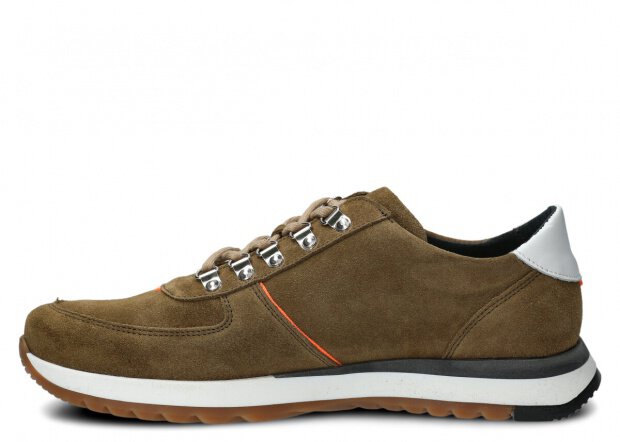 Men's shoe NAGABA 460 olive velours leather