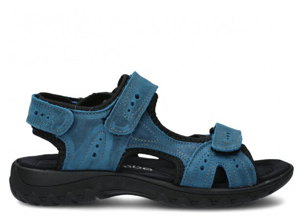 Women's sandal NAGABA 264 cobalt crazy leather