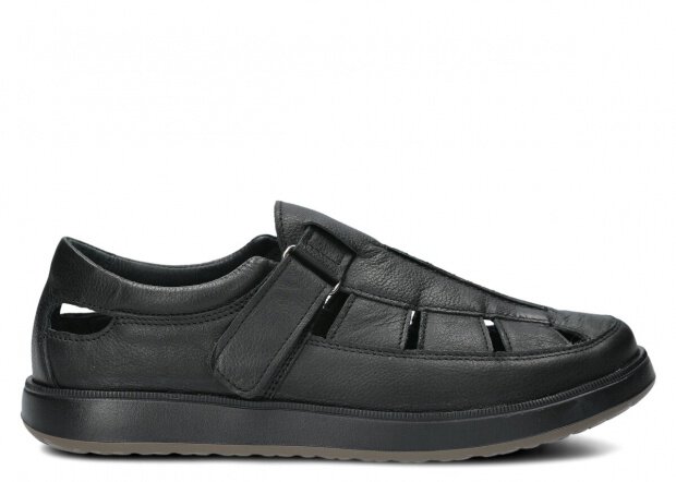 Men's shoe NAGABA 4261 black rustic leather