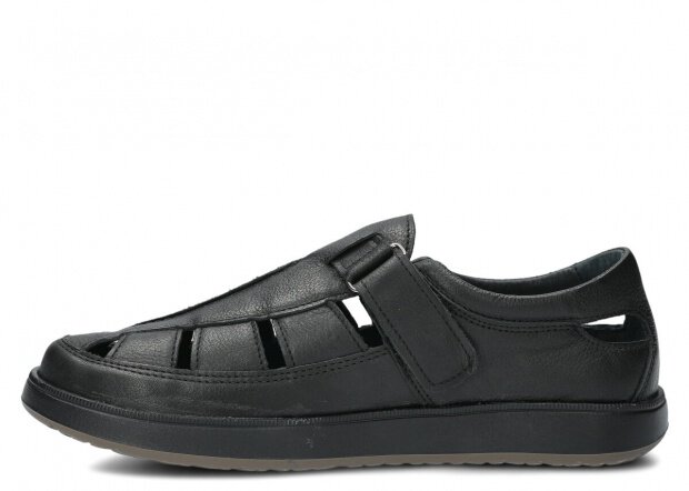 Men's shoe NAGABA 4261 black rustic leather