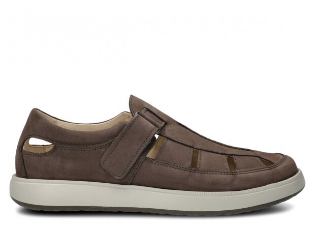 Men's shoe NAGABA 4261 olive samuel leather