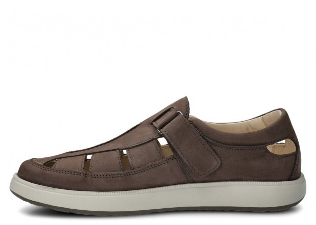 Men's shoe NAGABA 4261 olive samuel leather