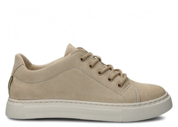 Shoe NAGABA 607 beige velours leather