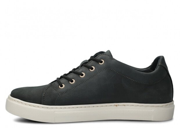 Men's shoe NAGABA 481 anthracite crazy leather