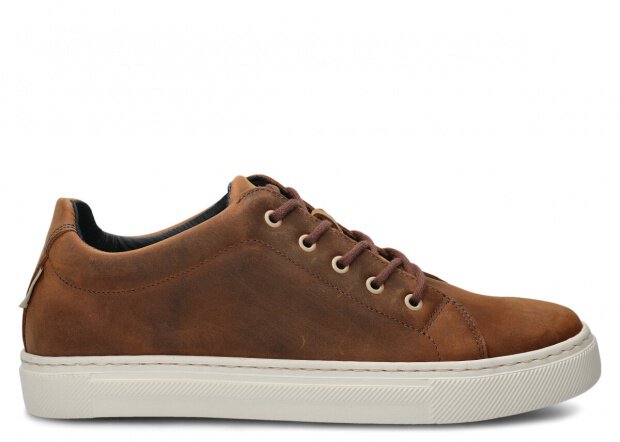 Men's shoe NAGABA 481 brown crazy leather