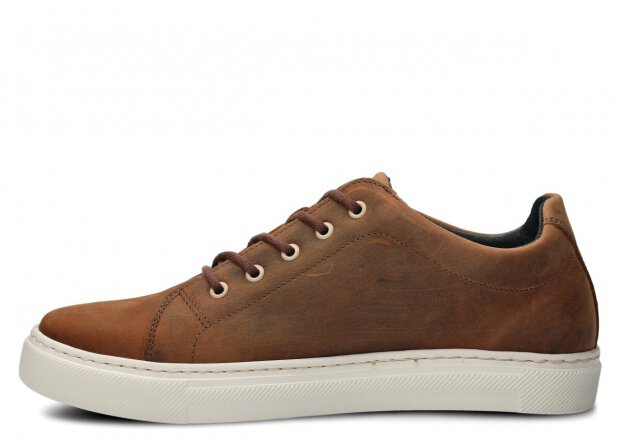 Men's shoe NAGABA 481 rotten green crazy leather
