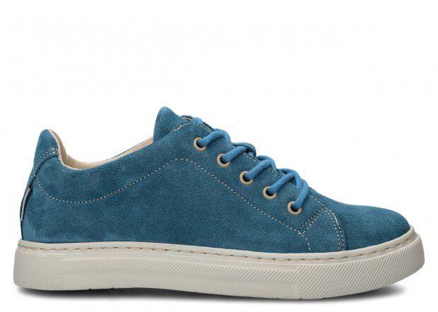 Shoe NAGABA 607 jeans velours leather