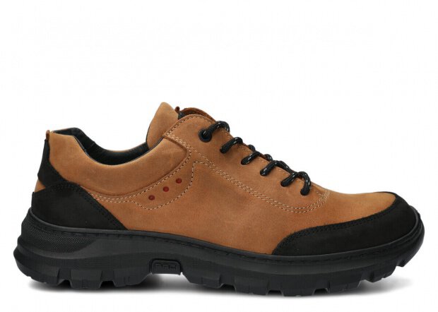 Men's trekking shoe NAGABA 4081 brown crazy leather