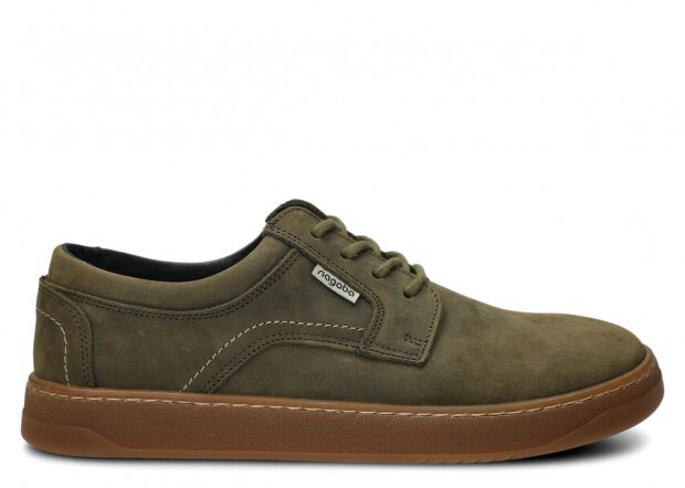 Men's shoe NAGABA 476 rotten green crazy leather