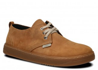 Men's wide shoe NAGABA 477 brown crazy leather