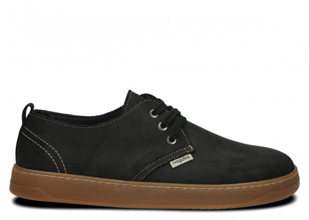 Men's shoe NAGABA 477 black crazy leather