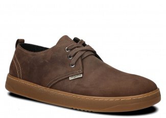 Men's wide shoe NAGABA 477 olive crazy leather