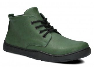 Women's wide ankle boot NAGABA 631 green cloud leather