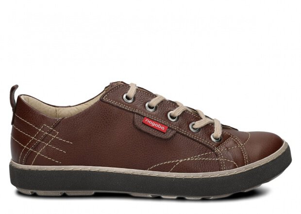 Shoe NAGABA 243 brown rustic leather
