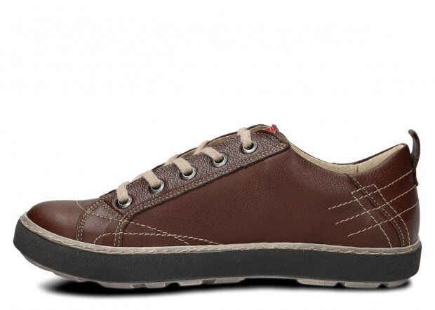 Shoe NAGABA 243 brown rustic leather