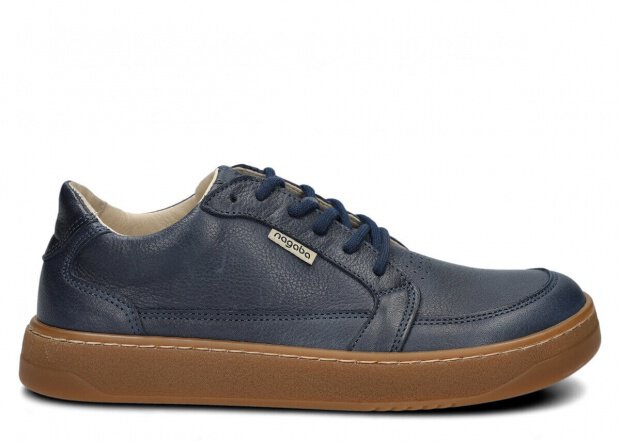 Shoe NAGABA 625 navy blue samuel leather