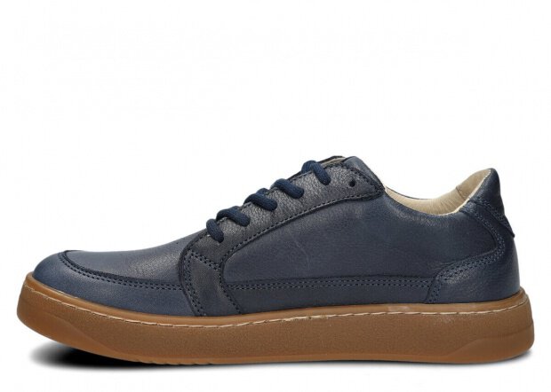 Shoe NAGABA 625 navy blue samuel leather