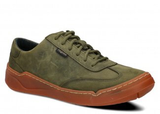 Men's shoe NAGABA 467 olive green crazy leather