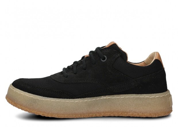 Women's shoe NAGABA 627 black velours leather