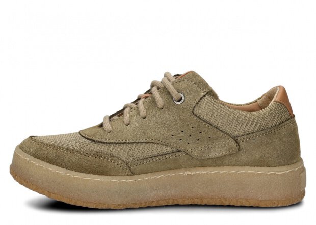 Women's shoe NAGABA 627 beige velours leather
