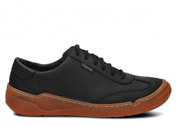 Men's shoe NAGABA 467 black crazy leather